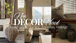 HOME DECOR HAUL 2025 | HomeGoods, Target, Amazon, vintage & antique stores...