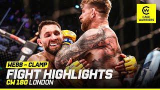 TWO-WEIGHT AND TWO-TIME CHAMP!  | James Webb vs. Andy Clamp | CW 180 London Fight Highlights