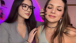 Trying To Give My Friend ASMR pt. 3 Hair Play, Face Massage, Personal Attention