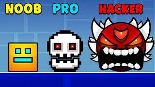 NOOB vs PRO vs HACKER - Geometry Dash