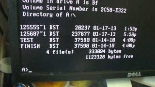 Inv 3184 & 3234 - Floppy Drive to USB upgrade working on DOS PC - E. Moreno Pt 2