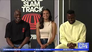 Olympic legends talk Grand Slam Track in Philly