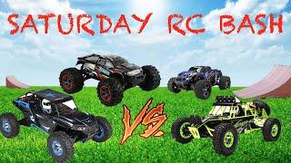 Fun Family RC Cars Bash - Xinlehong 9125 vs. Remo SMAX 1631 vs. WLToys 12427 vs. WLToys 12428-B