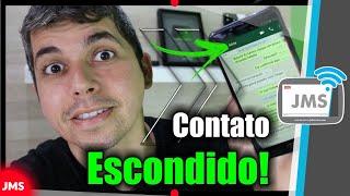 Como Esconder Contatos do WhatsApp sem precisar de aplicativos!