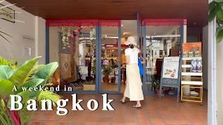 A Weekend in the Colorful City of Bangkok  l Shops, Galleries, Restaurants l Travel Vlog l ASMR