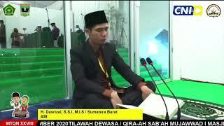 H. Dasrijal || MTQ NASIONAL XXVIII Di SUMBAR 2020 #Mtqnasional