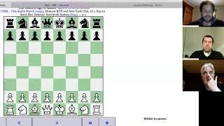 Arnold Denker vs Mikhail Botvinnik 1945 with National Master Russell Wilson