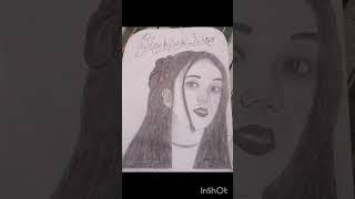 Black pink jisoo sketch