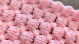 SUPER EASY Crochet Pattern for beginners! Crochet stitch for baby blanket & bag