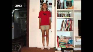 Time-lapse of growing up over 14 years