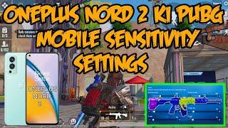 Oneplus nord 2 pubg sensitivity settings || zero recoil sensitivity settings for onplus nord 2