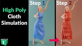Blender Secrets - Detailed Clothes Simulated Easily