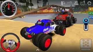 Offroad Outlaws - US Police Truck Mud Racing Multiplayer Android Impossible 3D Driving Gameplay