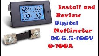 How to Monitor RV Batteries On A Budget.Install 10€ Digital Multimeter Voltage Amperage Power Energy