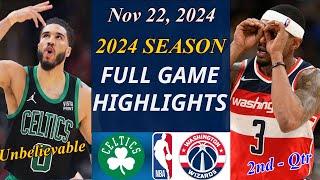 Washington Wizards vs Boston Celtics | Game Highlights 2nd-Qtr | Nov 22, 2024 | NBA TODAY