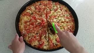  15 dilimli yumşaq dadlı pizza15 кусочков мягкой вкусной пиццa15 dilim yumuşak lezzetli pizza