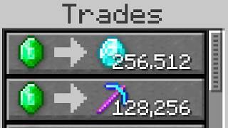 Minecraft, But Villagers Trade OP Items..