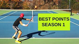 Best Points of Season 1 on TennisTroll Channel (NTRP 5.0 & USTA 4.5 tennis)