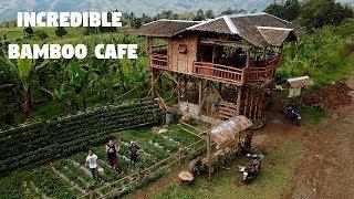 AMAZING BAMBOO CAFE IN THE PHILIPPINES (Filipino Inspiration and Strawberries)