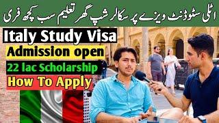 100% Italy Scholarship Visa | @elyasnagri | Study Visa Apply Now | Adeeljameelglobal