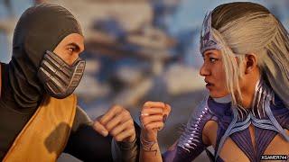 Mortal Kombat 1 - Scorpion (MK'95) Vs. Sindel (VERY HARD)