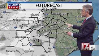 Another cold day ahead of wintry weather in central NC