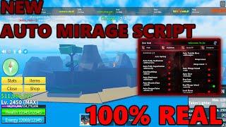 BLOX FRUIT Script Auto Mirage | Auto Gear $ Esp Gear | 100% Legit Not ClickBait