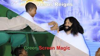 GREEN SCREEN MAGIC  Jesus in Heaven video 1