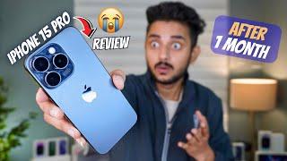 iPhone 15 Pro Review Camera, Battery, Performance & Gaming | 1 Month Review | iPhone 15 Pro (Hindi)