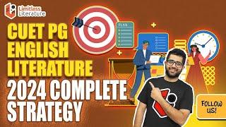 CUET PG English Literature 2025 Complete Strategy | Easy To Crack In First Attempt