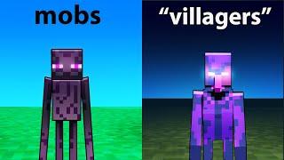 I Turned All Mobs Into Villagers In Minecraft!