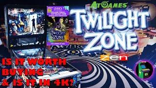 Atgames 4K Pinball - First Look At Zen Studios TWILIGHT ZONE Pinball Pack!