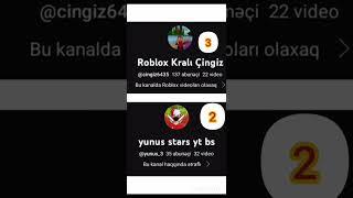 Roblox Kralı Çingiz vs yunus stars yt bs @By_Ysb