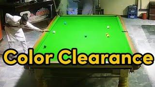 Color Clearance by Tasleem at Rasson Snooker Club #snooker2025