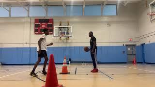 Justin Bryant Basketball Training With Jamar Gray