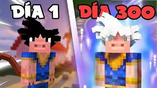 300 Días en DRAGON BALL SUPER en MINECRAFT