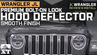Jeep Wrangler JL Premium Bolt-On Look Hood Deflector - Smooth Review & Install