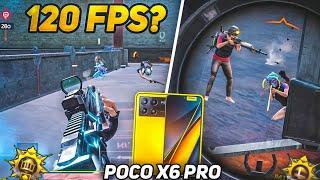 MOST AGGRESSIVE CLUTCHES 1V4 || POCO X6 PRO PUBG 120FPS || POCO X6 PRO PUBG