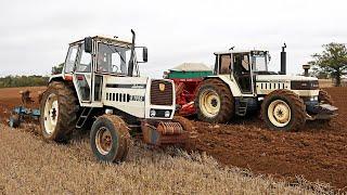 Classic Lamborghini R1056 & 1506 DT Turbo working together | Ploughing and drilling | Project 20 DVD