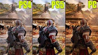 PS4 vs. PS5 vs. ULTRA PC | God of War Ragnarök Comparison