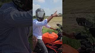 Aaj Ktm 390 Vs Bullet Race Karwa Di #vlog #bluebox