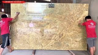 ĐÁ VÀNG SA MẠC KHỔ LỚN (GANGSAW SLAB) ĐẸP VÀ CHẤT LƯỢNG | CPT VIỆT NAM