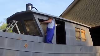 Friends Build IMPRESSIVE 40-Foot BOAT From 15,500 Pieces of Scrap | "Regusta C" Project @VideoGustav