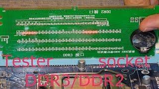 Tester DDR2 DDR3 memory slots