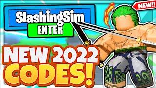 (2022) ALL *NEW* SECRET OP CODES In Roblox Slashing Simulator!