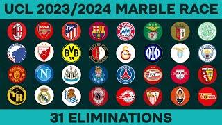 UEFA Champions League 2023/2024 Season Marble Race | The Marble Quest