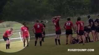 Wisconsin Rugby Club player smashed by Metropolis D2 back