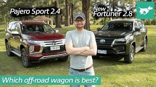 Toyota Fortuner vs Mitsubishi Pajero Sport 2021 comparison | Chasing Cars