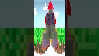 How to make your ROCKET SHIP IN MINECRAFT  | super easy steps one simple formula