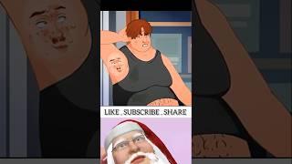 THE MAN WITH TWO FACES - ONE UNDER HIS ARMS #animatedshorts #usa #viralshorts #emotionalstory